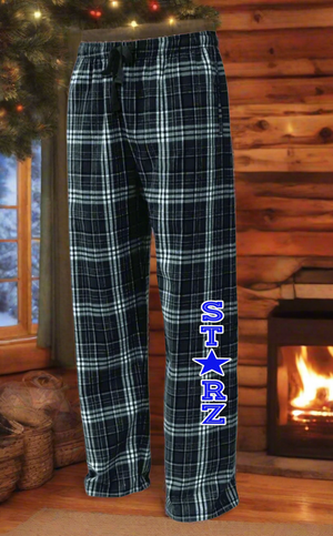 Black and white Plaid Flannel PJ Pants