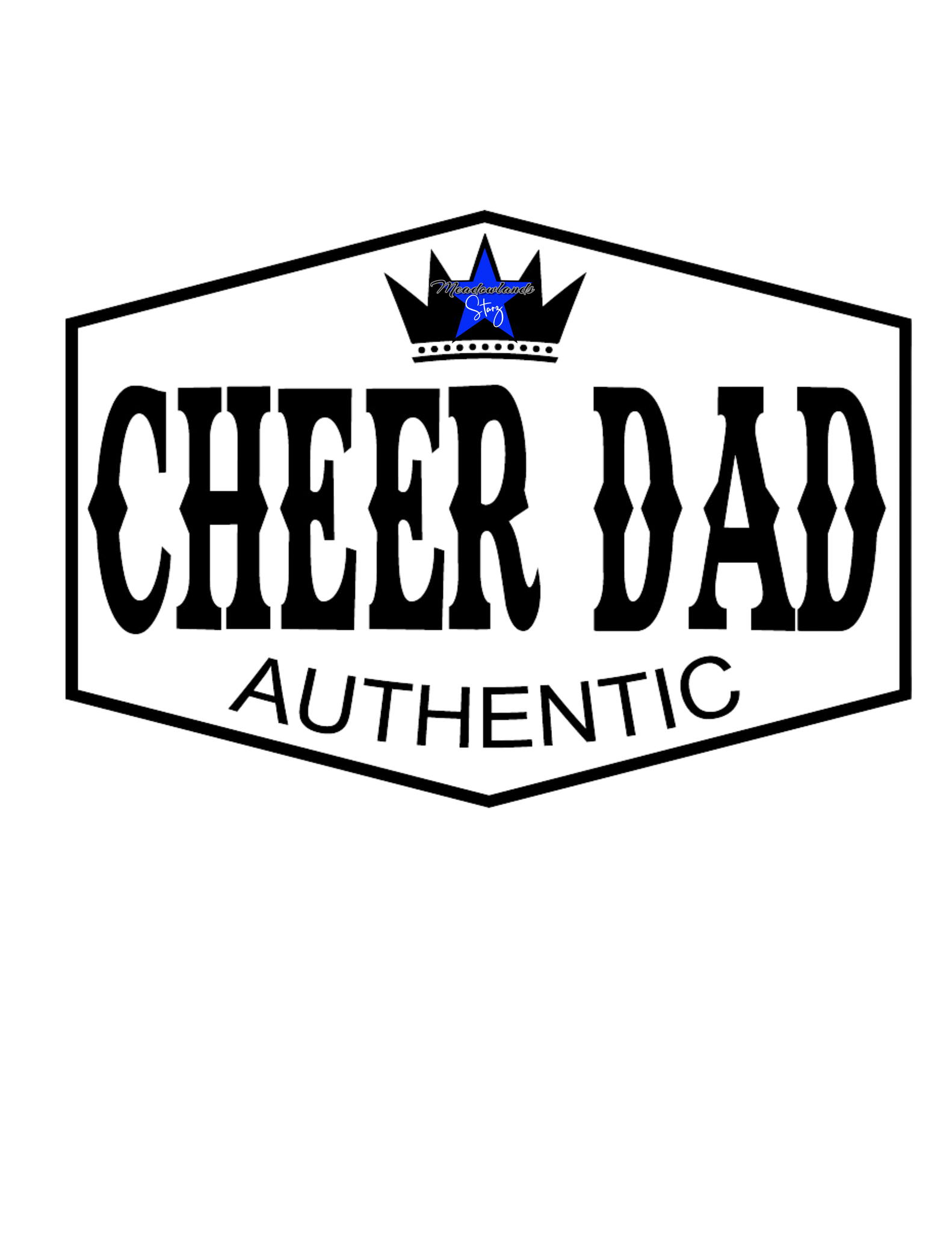 Cheer Dad (King Crown) Tshirt