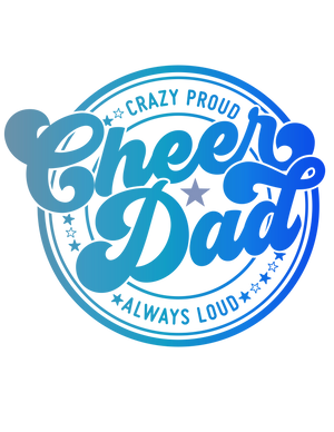 Cheer Dad - Small Chest Emblem/Logo