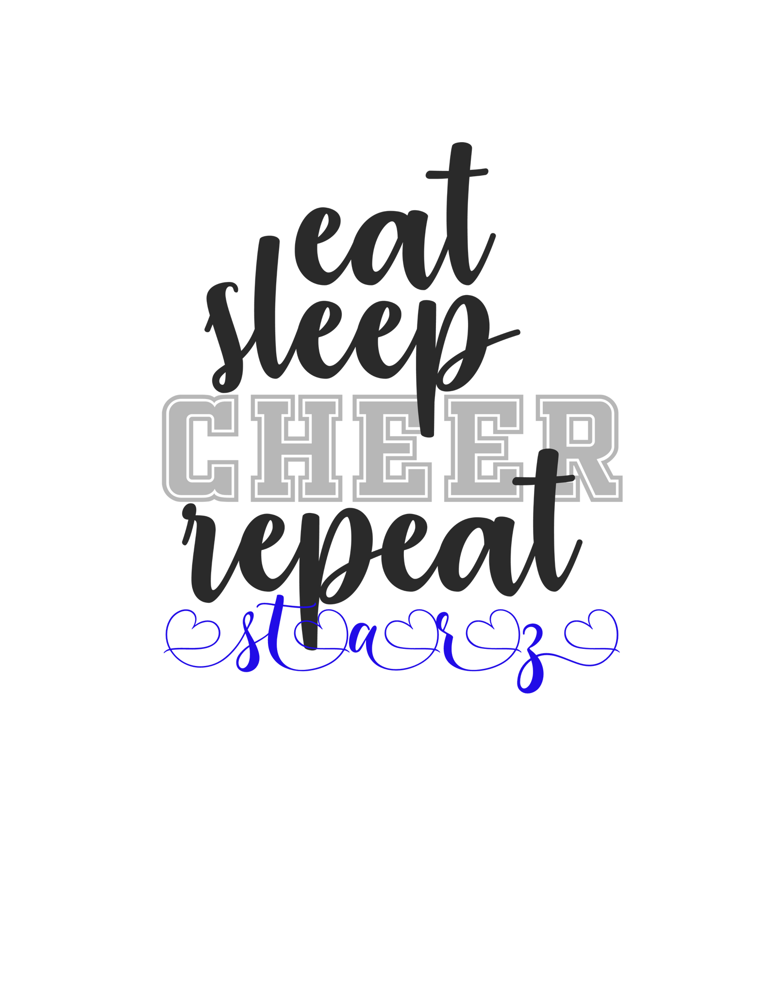 Eat Sleep Cheer Shirt