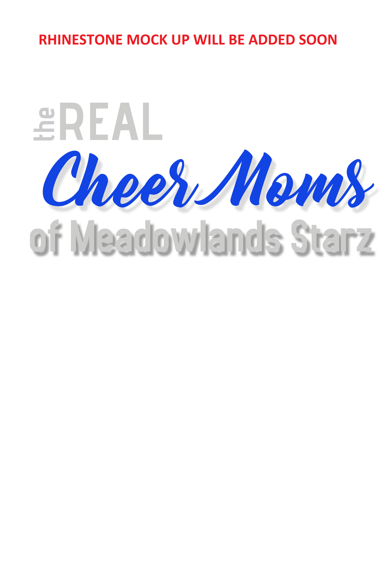 The Real Cheer Moms V Neck - Short Sleeve T-Shirt